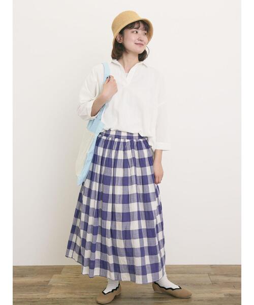 Samansa Mos2（サマンサ モスモス）の「サイドちびリボンハット（ハット・レディース・キナリ/ブラウン・F）」の6枚目の写真