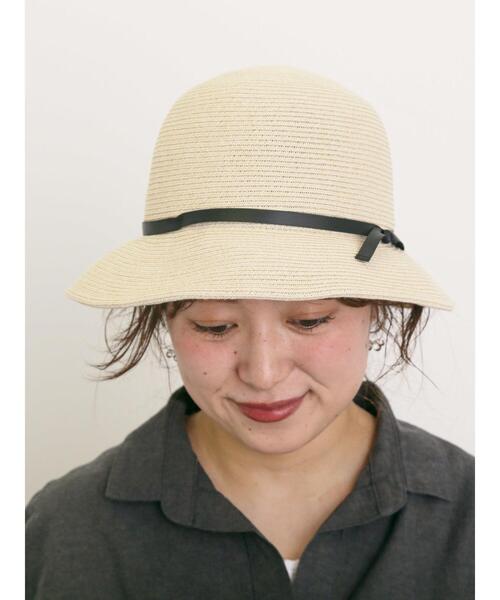 Samansa Mos2（サマンサ モスモス）の「サイドちびリボンハット（ハット・レディース・キナリ/ブラウン・F）」の8枚目の写真