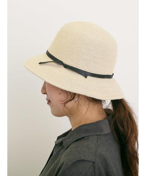 Samansa Mos2（サマンサ モスモス）の「サイドちびリボンハット（ハット・レディース・キナリ/ブラウン・F）」の9枚目の写真