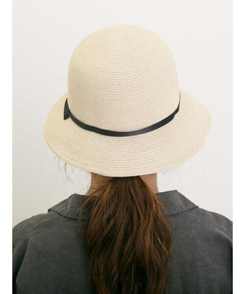 Samansa Mos2（サマンサ モスモス）の「サイドちびリボンハット（ハット・レディース・キナリ/ブラウン・F）」の10枚目の写真