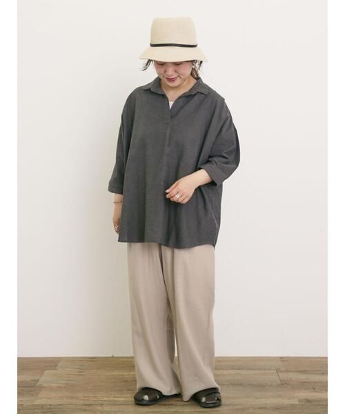 Samansa Mos2（サマンサ モスモス）の「サイドちびリボンハット（ハット・レディース・キナリ/ブラウン・F）」の12枚目の写真