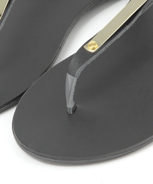 A part by（アパートバイ）の「【セレクト】NICOLAS LAINAS_トングサンダル（サンダル・レディース・ブラック・MEDIUM/LARGE）」の6枚目の写真