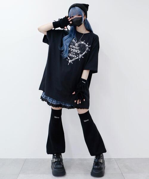 Whinny（ホワイニー）の「Whinny/《予約受付中★》くつろぎねこパンチ帽（ニットキャップ/ビーニー・レディース・ホワイト/ブラック/グレー・FREE）」の6枚目の写真