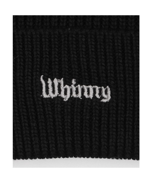 Whinny（ホワイニー）の「Whinny/《予約受付中★》くつろぎねこパンチ帽（ニットキャップ/ビーニー・レディース・ホワイト/ブラック/グレー・FREE）」の21枚目の写真