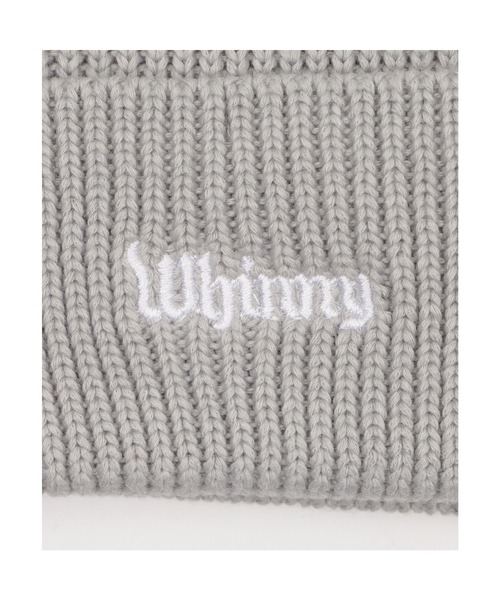 Whinny（ホワイニー）の「Whinny/《予約受付中★》くつろぎねこパンチ帽（ニットキャップ/ビーニー・レディース・ホワイト/ブラック/グレー・FREE）」の17枚目の写真