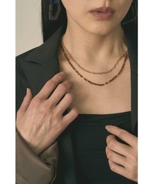 marjour | BEADS & CHAIN NECKLACE(ネックレス)