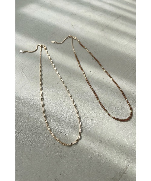 marjour（マージュール）の「BEADS & CHAIN NECKLACE（ネックレス・レディース・ブラウン・FREE）」の10枚目の写真