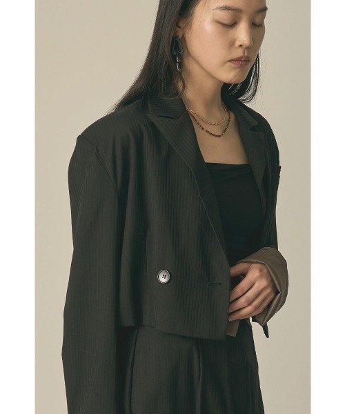 marjour（マージュール）の「BEADS & CHAIN NECKLACE（ネックレス・レディース・ブラウン・FREE）」の11枚目の写真