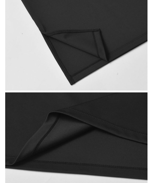 Re:EDIT（リエディ）の「[UVカット][接触冷感][速乾][水陸両用][DAILY SWIM]ラッシュガードスイムウェア4点SET（水着・レディース・モカ/ブラック・SMALL/MEDIUM/LARGE）」の18枚目の写真