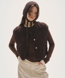 Mix Handknit Vest
