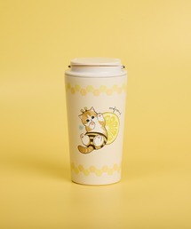 salle de bal（サルデバル）の「【mofusand / モフサンド】キャリー保温保冷タンブラー３６０ｍｌ　TOA（食器）」