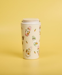 salle de bal（サルデバル）の「【mofusand / モフサンド】キャリー保温保冷タンブラー３６０ｍｌ　TOA（食器）」