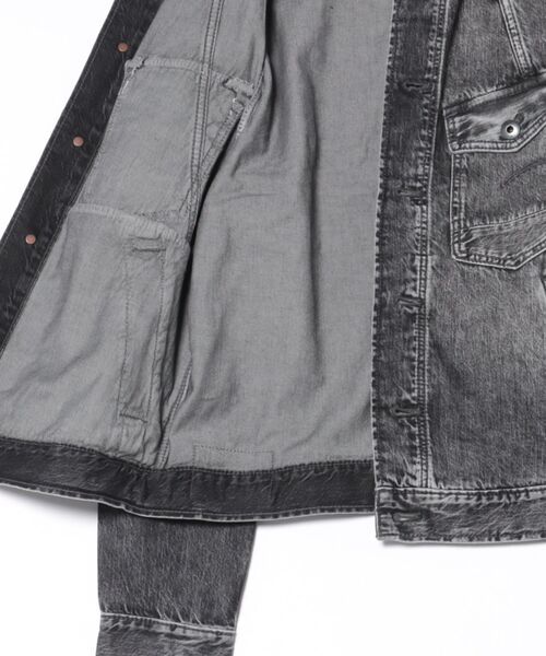 セール】A-LINE SLIM JACKET/フロントシームデザインスリムデニム