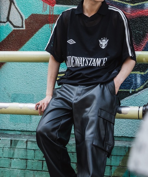 SIDEWAY STANCE(サイドウェイスタンス)の「【SIDEWAY STANCE】メッシュ ゲームポロシャツ(Tシャツ/カットソー・メンズ・ホワイト/ブラック・X-LARGE/LARGE/MEDIUM)」の14枚目の写真