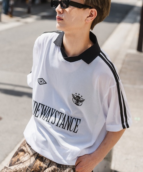 SIDEWAY STANCE(サイドウェイスタンス)の「【SIDEWAY STANCE】メッシュ ゲームポロシャツ(Tシャツ/カットソー・メンズ・ホワイト/ブラック・X-LARGE/LARGE/MEDIUM)」の20枚目の写真