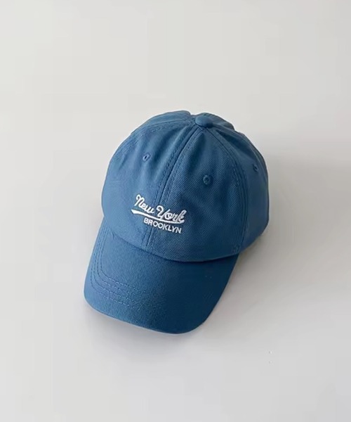 Bambin（ボンバン）の「【 Bambin / ボンバン 】 ロゴ 刺繍 キャップ（キャップ・キッズ・アイボリー/ブラック/ブラウン/レッド/ブルー・FREE）」の4枚目の写真