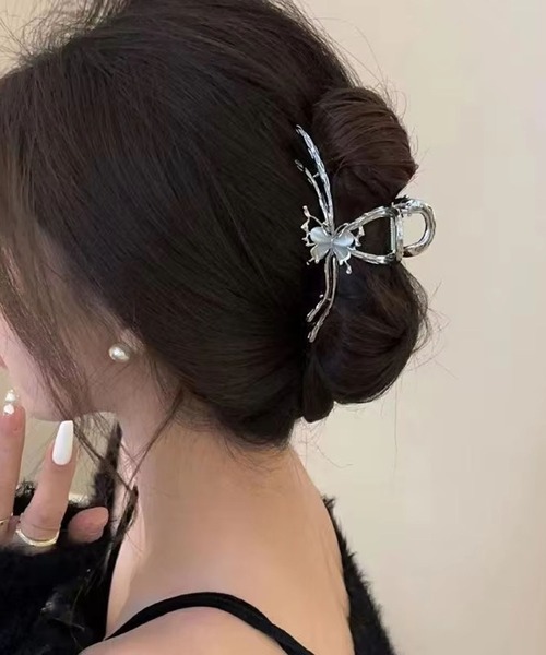 PORTRY jewelry バレッタ　シルバー barrette-01 silver※8/11発送予定 | PORTRAY JEWELRY