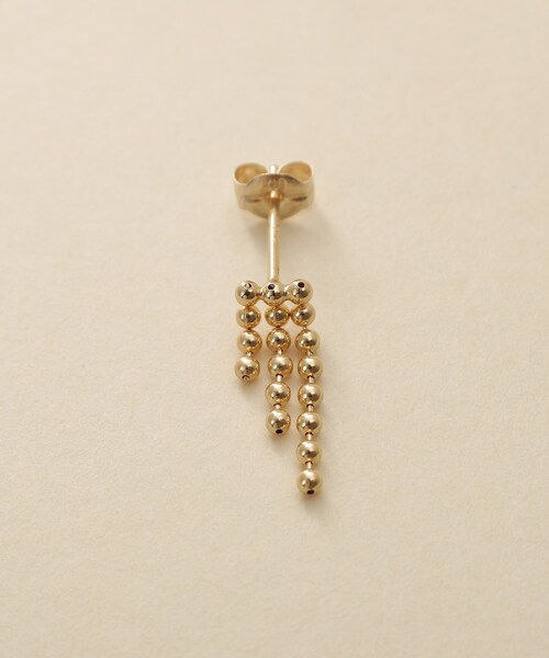 COCOSHNIK ONKITSCH(ココシュニックオンキッチュ)の「K10ティアボールチェーンピアス(ピアス(両耳用)・レディース・イエローゴールド・00)」の3枚目の写真