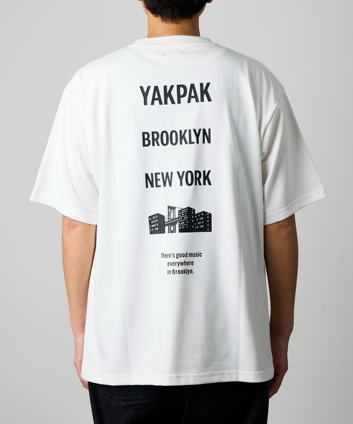 YAKPAK（ヤックパック）の「【 YAKPAK / ヤックパック 】BOOMBOX Tシャツ（Tシャツ/カットソー・メンズ・ホワイト/ブラック・LARGE/X-LARGE/MEDIUM）」の3枚目の写真