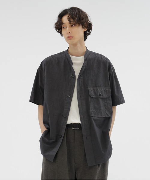 GARMENT DYE PLAIN POPLIN（シャツ/ブラウス）｜MHL