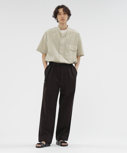 GARMENT DYE PLAIN POPLIN（シャツ/ブラウス）｜MHL