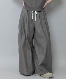 Munich | 6ozスラブデニムワイドパンツ(デニムパンツ)