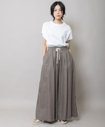 munich★スラブデニムワイドパンツ★美品 Munich｜ミューニック（レディース）のデニムパンツ通販 - ZOZOTOWN