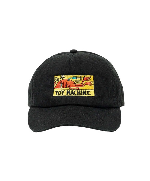 TOY　MACHINE（トイ　マシーン）の「TM DRUGGED EYES 5PANEL CAP（キャップ・メンズ・ブラック・FREE）」の2枚目の写真
