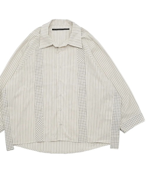 my beautiful landlet（マイビューティフルランドレット）の「【my beautiful landlet】WASHABLE COTTON SHIRTS（シャツ/ブラウス・メンズ・パープル/イエロー/マルチ/オフホワイト・1/0）」の12枚目の写真