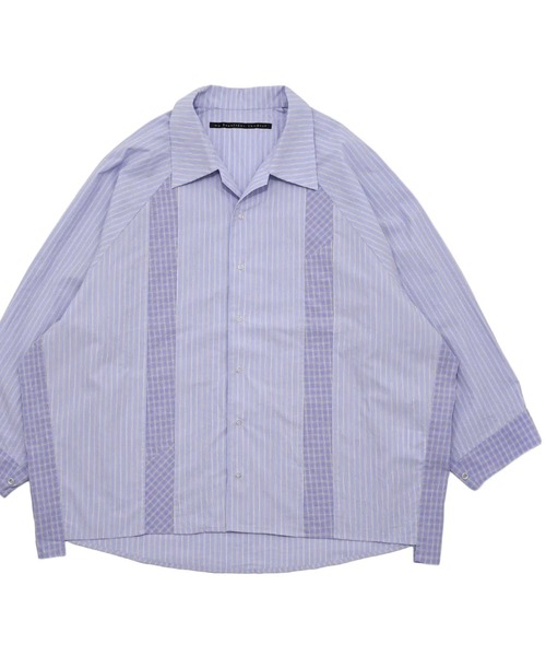 my beautiful landlet（マイビューティフルランドレット）の「【my beautiful landlet】WASHABLE COTTON SHIRTS（シャツ/ブラウス・メンズ・パープル/イエロー/マルチ/オフホワイト・1/0）」の19枚目の写真
