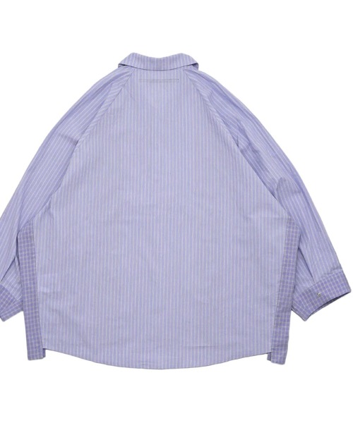 my beautiful landlet（マイビューティフルランドレット）の「【my beautiful landlet】WASHABLE COTTON SHIRTS（シャツ/ブラウス・メンズ・パープル/イエロー/マルチ/オフホワイト・1/0）」の20枚目の写真