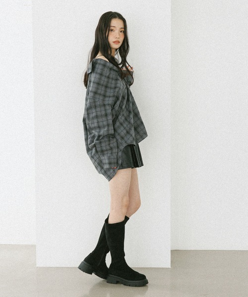 インヒールストレッチロングブーツ Heather｜【累計8万本】楽ちんなのに美脚!秋冬No.1ブーツ