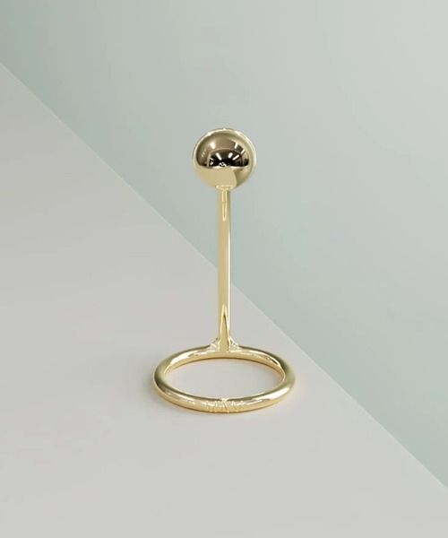 MAM（マム）の「「MAM/マム」ネイルリング Makeup 466 MIDI RING / GOLD（リング・レディース・ゴールド・ONE SIZE）」の3枚目の写真