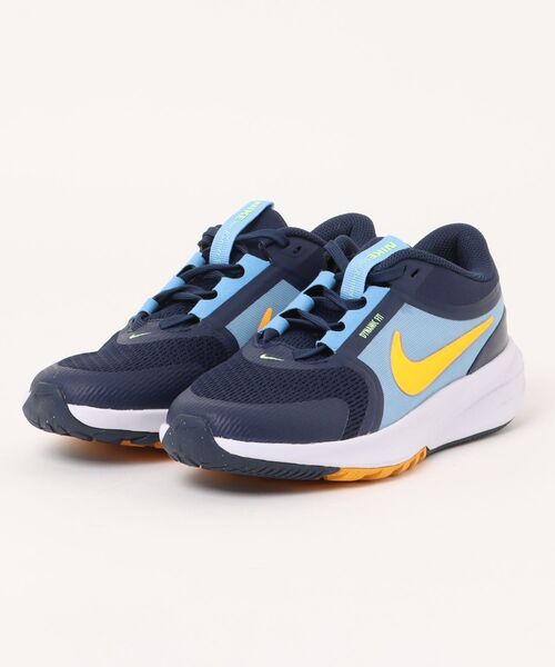 NIKE(ナイキ)の「《NIKE》STAR RUNNER 5 (GS)(スニーカー・キッズ・ライトブルー/ブラック×ホワイト/ブラック×ブラック/ブラック×ピンク/ライトピンク/ブラック系その他/グリーン/レッド系その他/ネイビー系/オレンジ系その他/グレー系その他/イエロー系その他/バイオレット・23.0cm/25.0cm/24.5cm/24.0cm/23.5cm/22.5cm)」の8枚目の写真