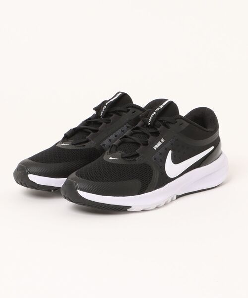 NIKE(ナイキ)の「《NIKE》STAR RUNNER 5 (GS)(スニーカー・キッズ・ライトブルー/ブラック×ホワイト/ブラック×ブラック/ブラック×ピンク/ライトピンク/ブラック系その他/グリーン/レッド系その他/ネイビー系/オレンジ系その他/グレー系その他/イエロー系その他/バイオレット・23.0cm/25.0cm/24.5cm/24.0cm/23.5cm/22.5cm)」の2枚目の写真