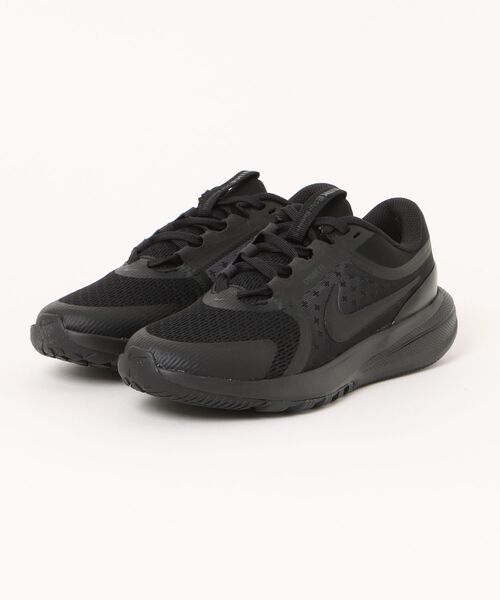 NIKE(ナイキ)の「《NIKE》STAR RUNNER 5 (GS)(スニーカー・キッズ・ライトブルー/ブラック×ホワイト/ブラック×ブラック/ブラック×ピンク/ライトピンク/ブラック系その他/グリーン/レッド系その他/ネイビー系/オレンジ系その他/グレー系その他/イエロー系その他/バイオレット・23.0cm/25.0cm/24.5cm/24.0cm/23.5cm/22.5cm)」の3枚目の写真