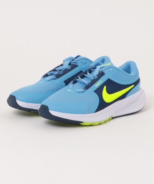 NIKE(ナイキ)の「《NIKE》STAR RUNNER 5 (GS)(スニーカー・キッズ・ライトブルー/ブラック×ホワイト/ブラック×ブラック/ブラック×ピンク/ライトピンク/ブラック系その他/グリーン/レッド系その他/ネイビー系/オレンジ系その他/グレー系その他/イエロー系その他/バイオレット・23.0cm/25.0cm/24.5cm/24.0cm/23.5cm/22.5cm)」の1枚目の写真