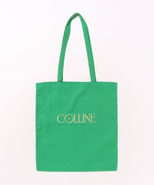 and it_(アンドイット)の「ロゴ刺繍トートバッグ(トートバッグ・レディース・ピンク/グリーン/ブルー/ブラック/アイボリー・FREE)」の3枚目の写真