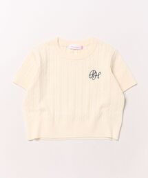 PINKHUNT（ピンクハント）の「PINKHUNT ピンクハント ケーブルニット Tシャツ 0790K（Tシャツ/カットソー・キッズ）」