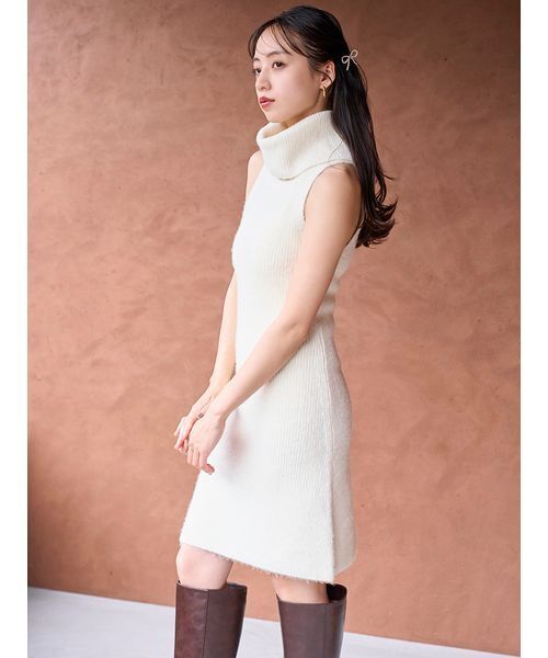 完売商品　SNIDEL ミニニットワンピース ミニニットセットワンピース（ミニワンピース）｜SNIDEL