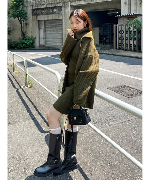 完売商品　SNIDEL ミニニットワンピース ミニニットセットワンピース（ミニワンピース）｜SNIDEL