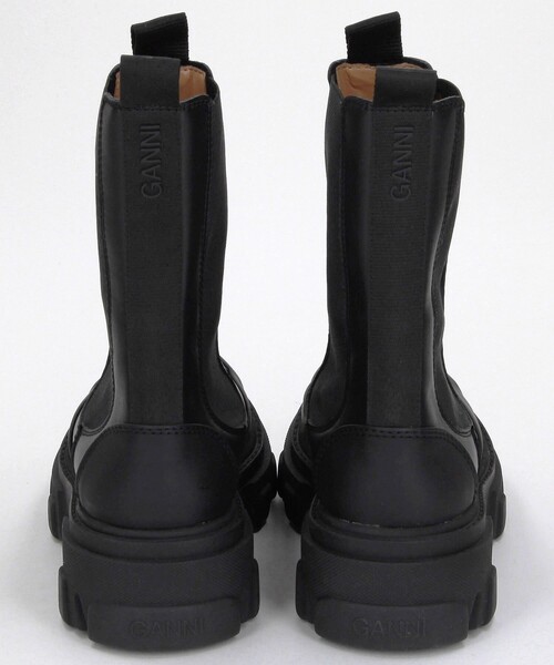 GANNI（ガニー）の「GANNI/ガニー Cleated Mid Chelsea Boot / S2576 / チェルシーブーツ / チャンキー（ブーツ・レディース・ブラック・38/37/36）」の4枚目の写真