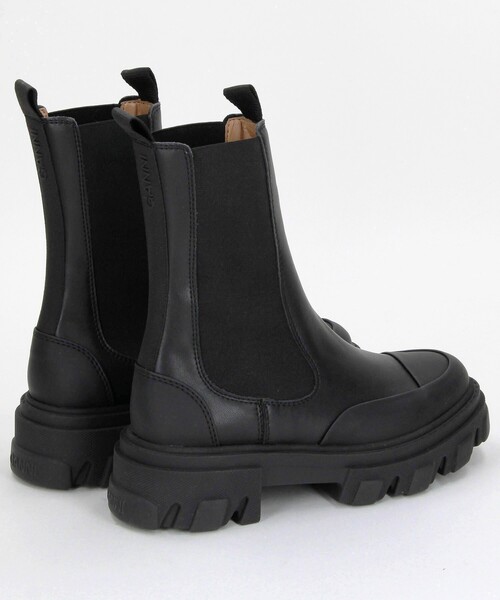 GANNI（ガニー）の「GANNI/ガニー Cleated Mid Chelsea Boot / S2576 / チェルシーブーツ / チャンキー（ブーツ・レディース・ブラック・38/37/36）」の5枚目の写真