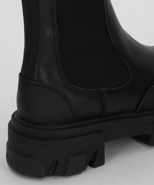 GANNI（ガニー）の「GANNI/ガニー Cleated Mid Chelsea Boot / S2576 / チェルシーブーツ / チャンキー（ブーツ・レディース・ブラック・38/37/36）」の8枚目の写真