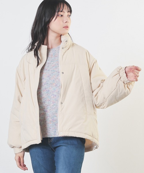 Honeys（ハニーズ）の「【非フッ素撥水加工】モンスターブルゾン（ブルゾン・レディース・チャコール/ホワイト/グレー/アイボリー/カーキ/サックスブルー/ブラック・L/M）」の17枚目の写真