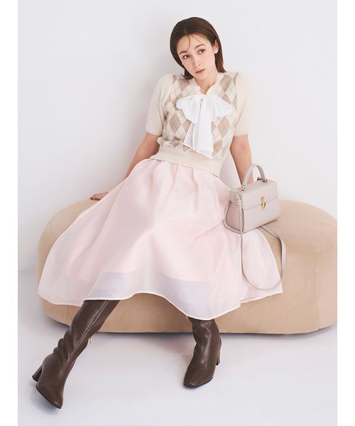 完売色♥️新作新品✨CELFORD ボウタイリボンニットプルオーバー セルフォード】ボウタイリボン付きの秋冬にピッタリのニットプル