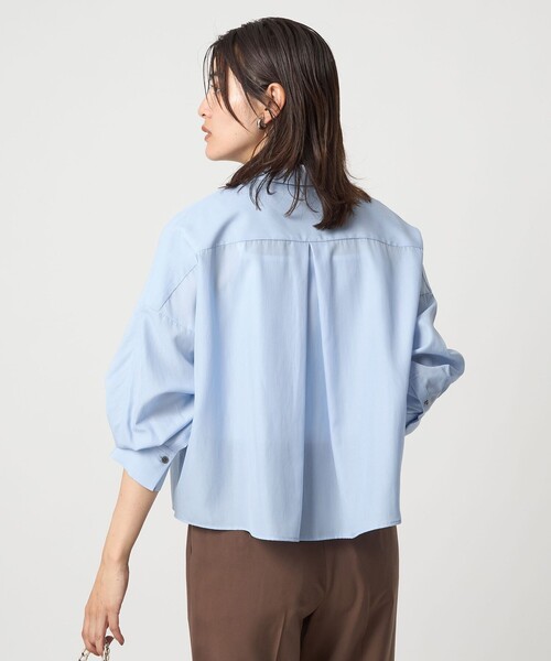 シアー ドルマン シャツ（シャツ/ブラウス）｜green label