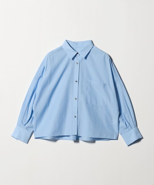 green label relaxing(グリーンレーベルリラクシング)の「シアー ドルマン シャツ(シャツ/ブラウス・レディース・ブラック/ライトブルー/ダークオレンジ・FREE)」の12枚目の写真