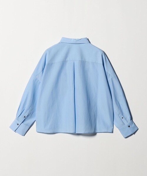 green label relaxing(グリーンレーベルリラクシング)の「シアー ドルマン シャツ(シャツ/ブラウス・レディース・ブラック/ライトブルー/ダークオレンジ・FREE)」の13枚目の写真