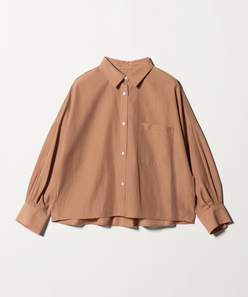 green label relaxing(グリーンレーベルリラクシング)の「シアー ドルマン シャツ(シャツ/ブラウス・レディース・ブラック/ライトブルー/ダークオレンジ・FREE)」の19枚目の写真